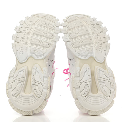 Balenciaga Mesh Rubber Bi-Color Womens Track Sneakers 39 White Fluo Pink 5 of 7