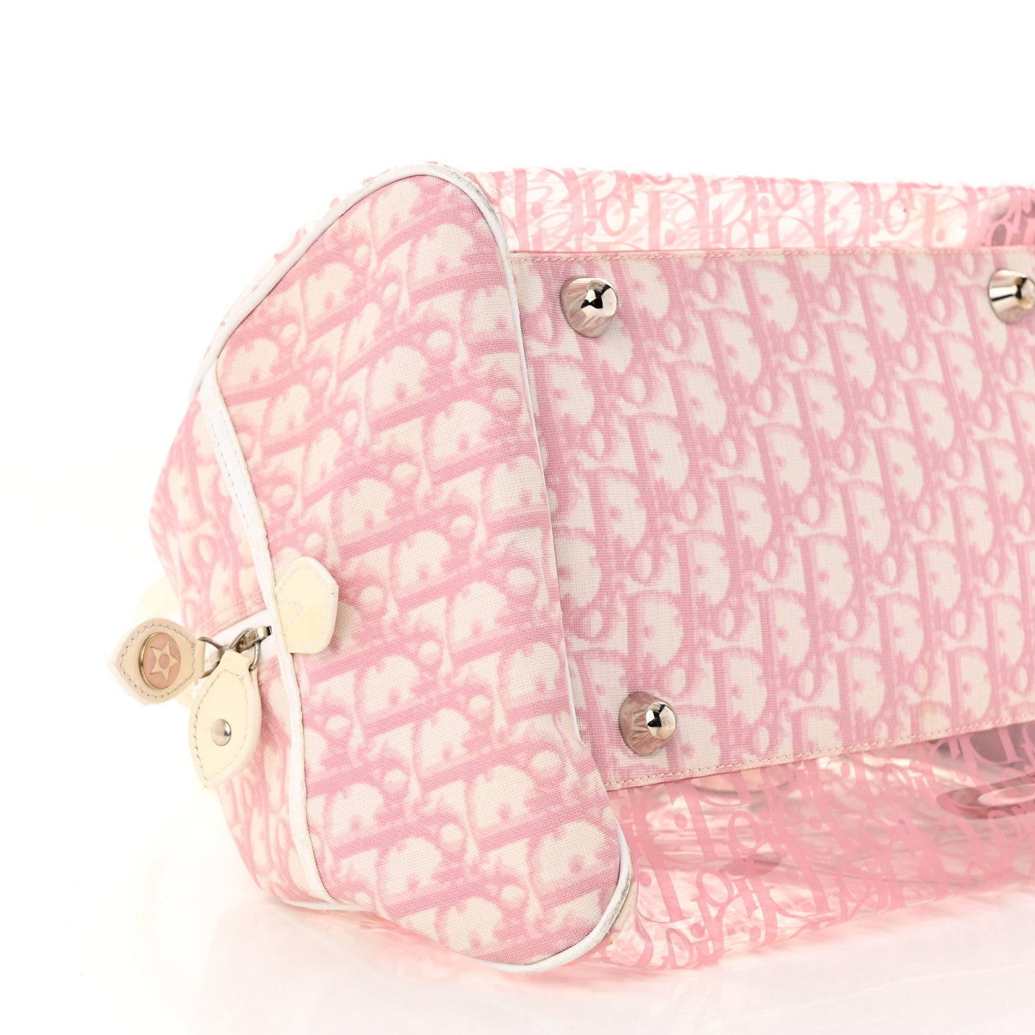 Christian Dior Monogram PVC Bowler Pink 9 of 20