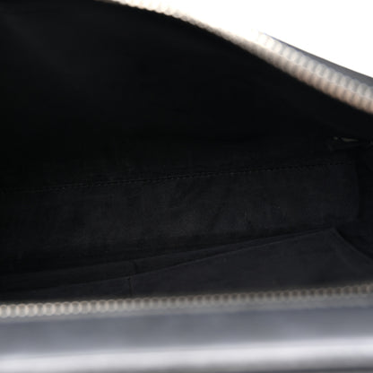 Fendi Vitello Baltico Dolce DotCom Satchel Black Blue Royal 6 of 16
