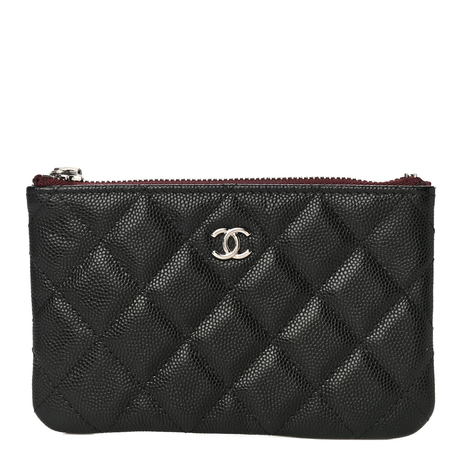 Chanel Caviar Quilted Small Cosmetic Case Black 1 of 9