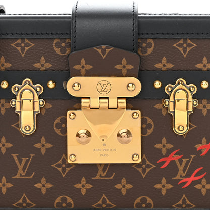 Louis Vuitton Monogram Petite Malle Black 8 of 11