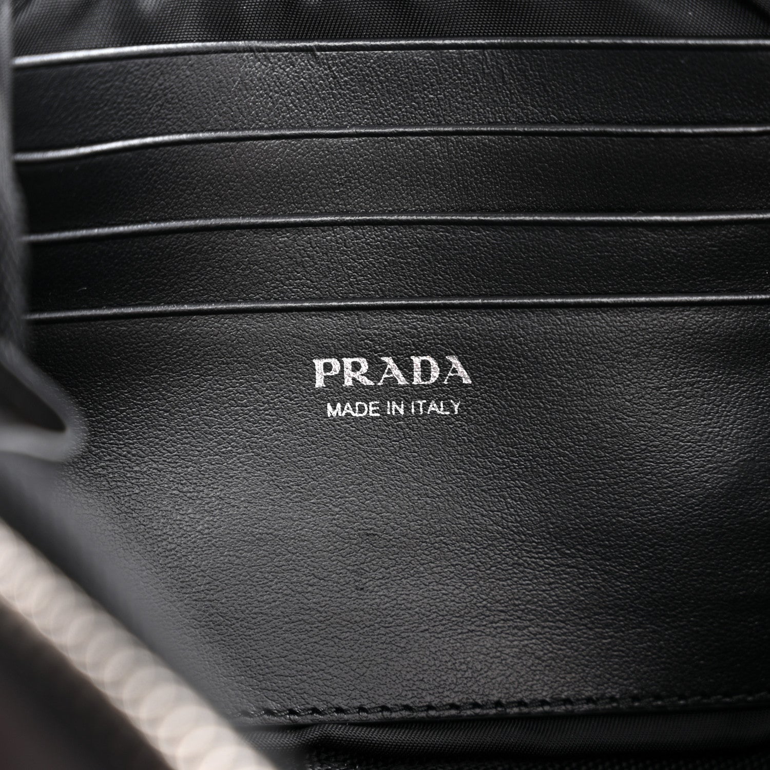 Prada Nylon Vela Cosmetic Pouch Black 6 of 9