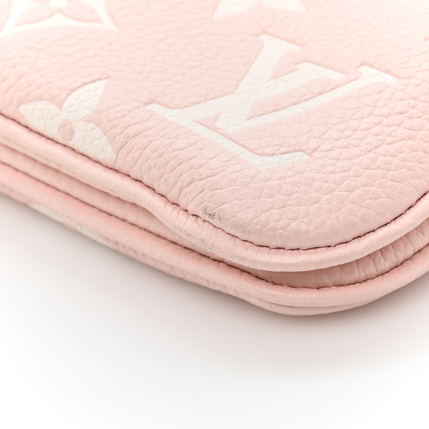 Louis Vuitton Empreinte Monogram Double Zip Pochette Rose 13 of 13