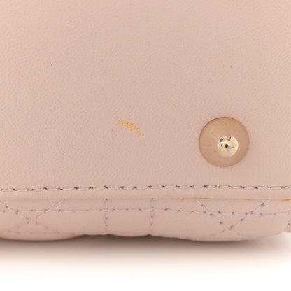 Christian Dior Lambskin Cannage Small Lucky Badges My Lady Dior Light Pink 16 of 17