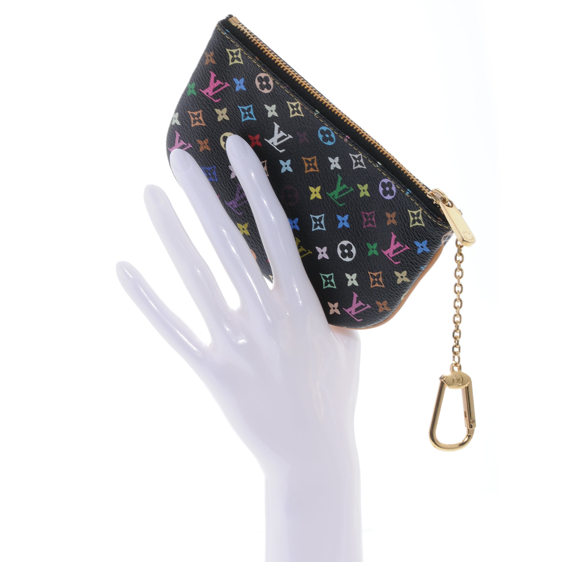 Louis Vuitton Monogram Multicolor Pochette Plate MM Black 2 of 6