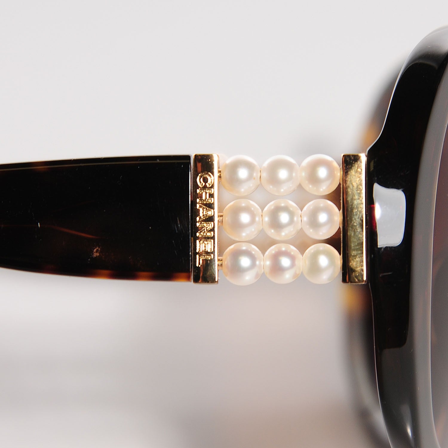 Chanel Perle Pearl Sunglasses 5159-H Tortise 4 of 9