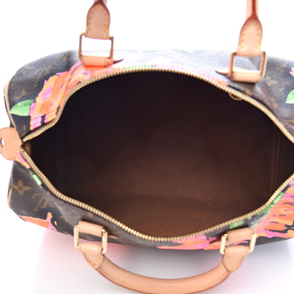 Louis Vuitton Monogram Roses Speedy 30 5 of 13