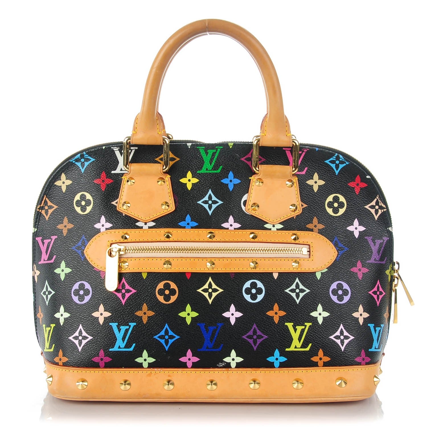 Louis Vuitton Monogram Multicolor Alma Black 1 of 8