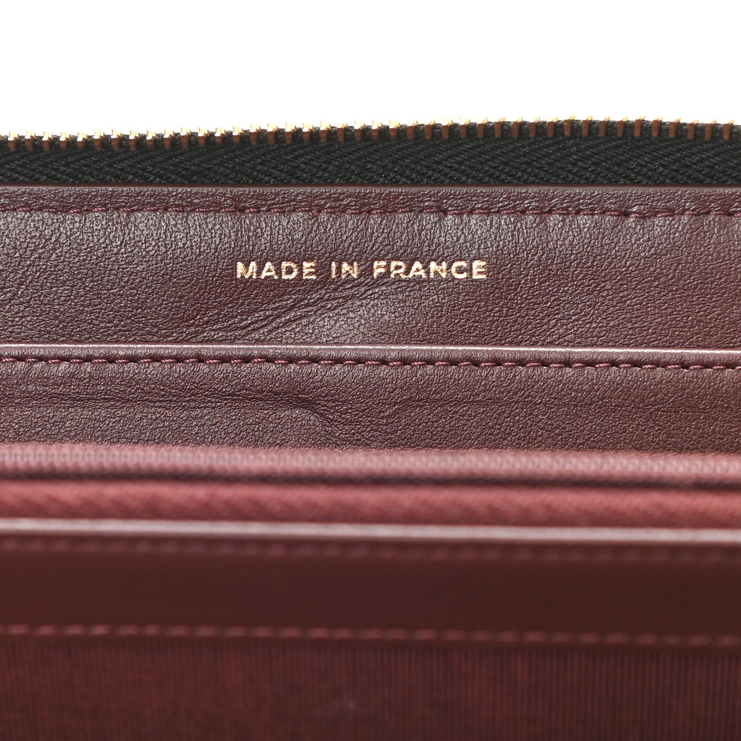 Caviar Quilted Large Gusset Zip Around Wallet Black