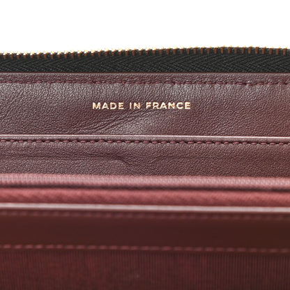 Chanel Caviar Quilted Large Gusset Zip Around Wallet Black 7 of 9