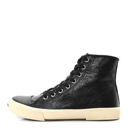 Balenciaga Agneau Arena Mens Paris High Top Sneakers 40 Black 1 of 8