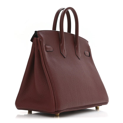 Hermes Togo Birkin 25 Rouge H 4 of 19