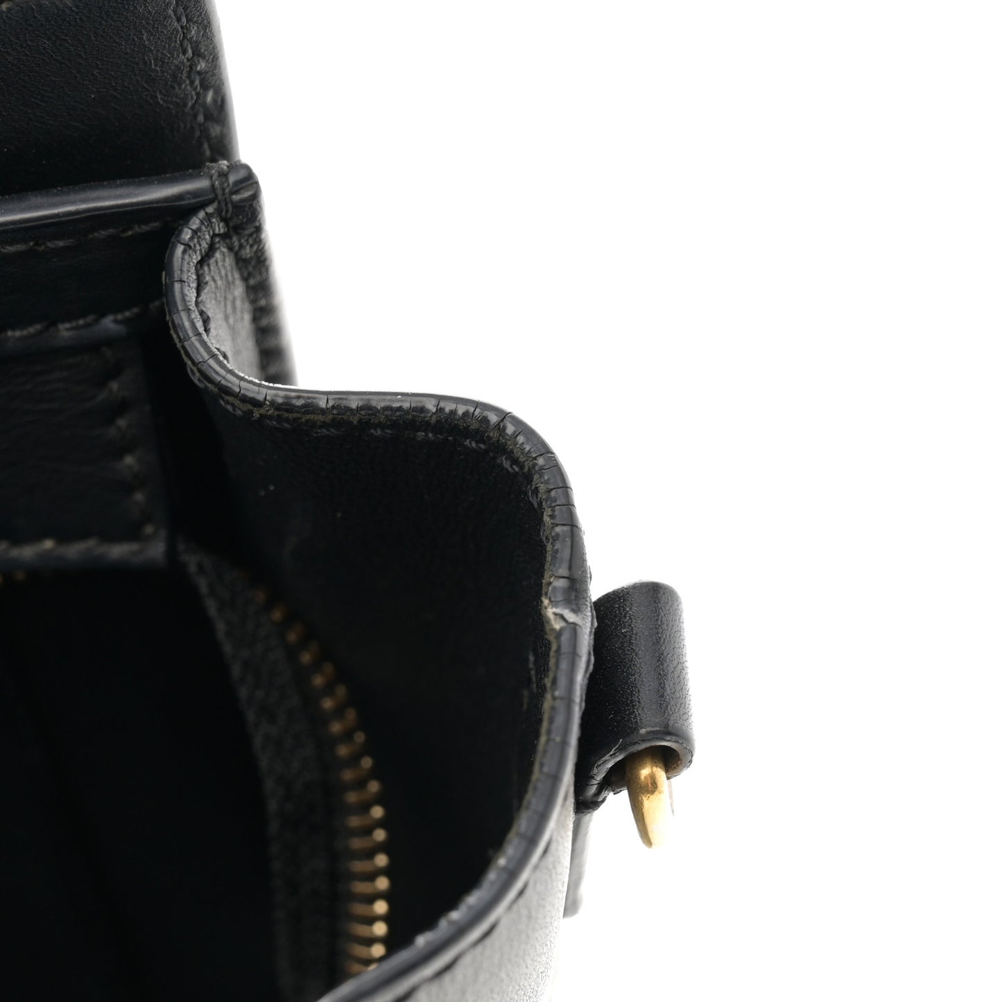 Smooth Calfskin Nano Luggage Black