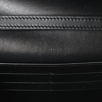 Celine Shiny Calfskin Triomphe Margo Wallet on Chain Black 5 of 9