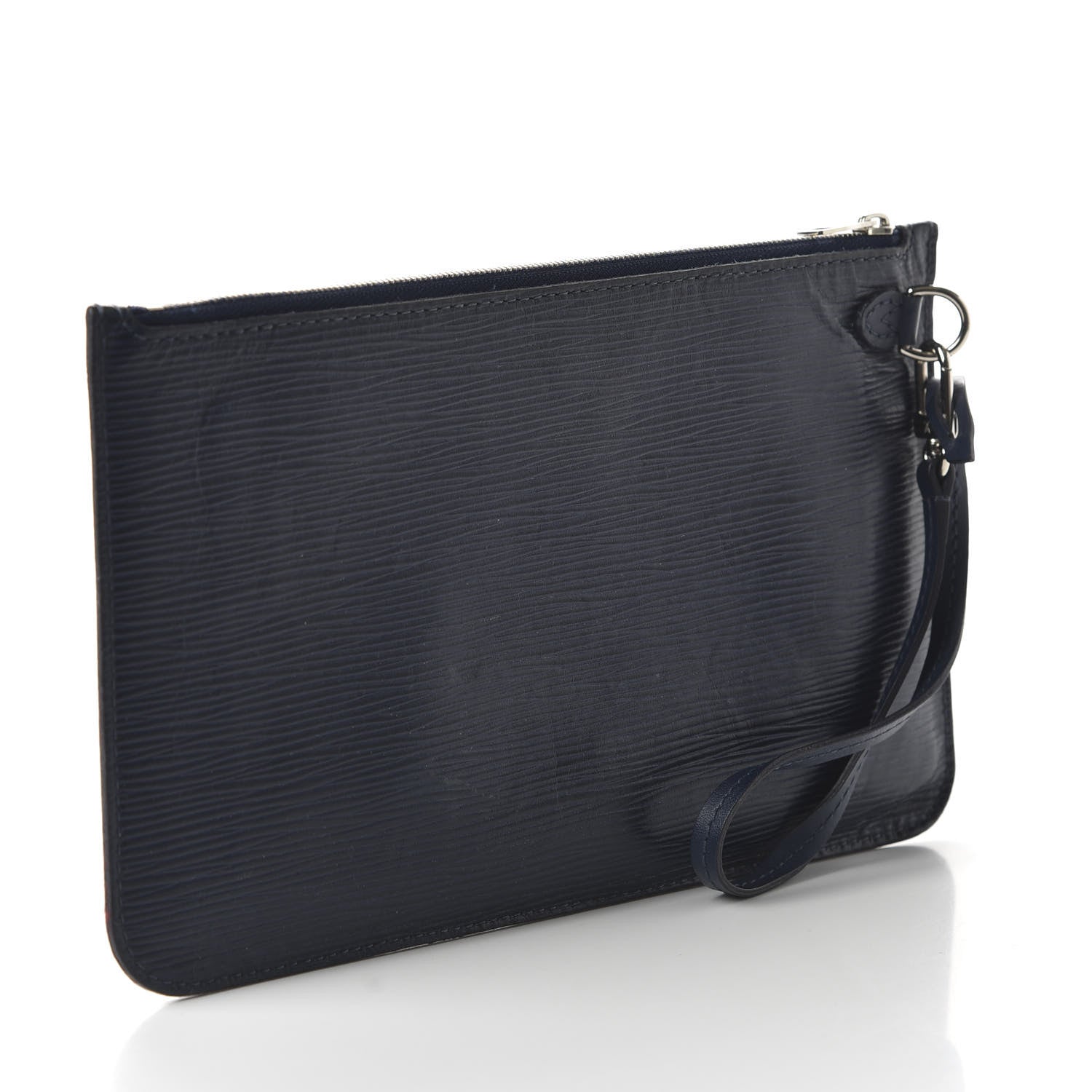 Louis Vuitton Epi Neverfull Pochette MM GM Indigo 3 of 9