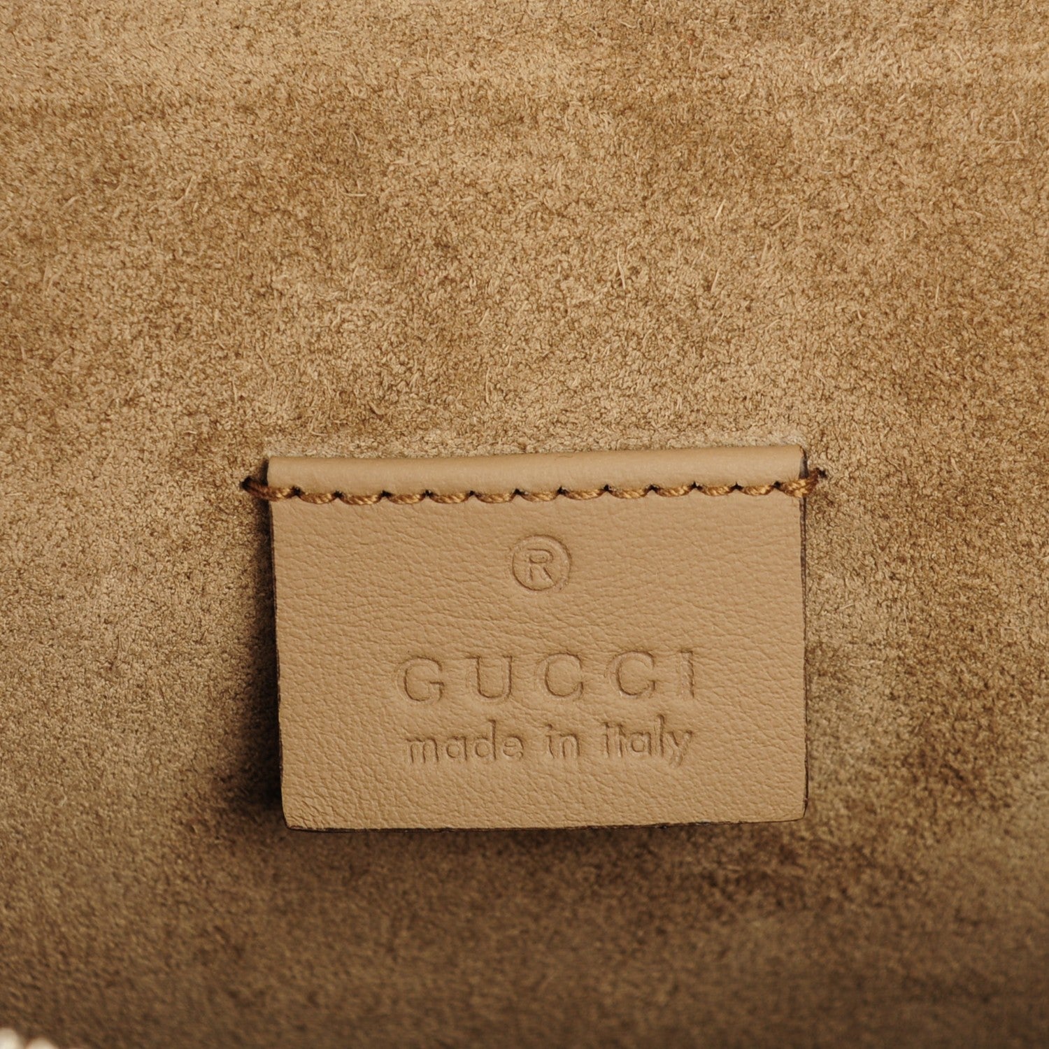 Gucci GG Supreme Monogram Medium Dionysus Shoulder Bag Taupe 6 of 7