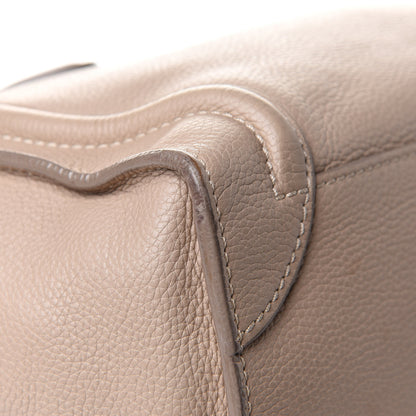 Celine Drummed Calfskin Micro Luggage Souris 11 of 14