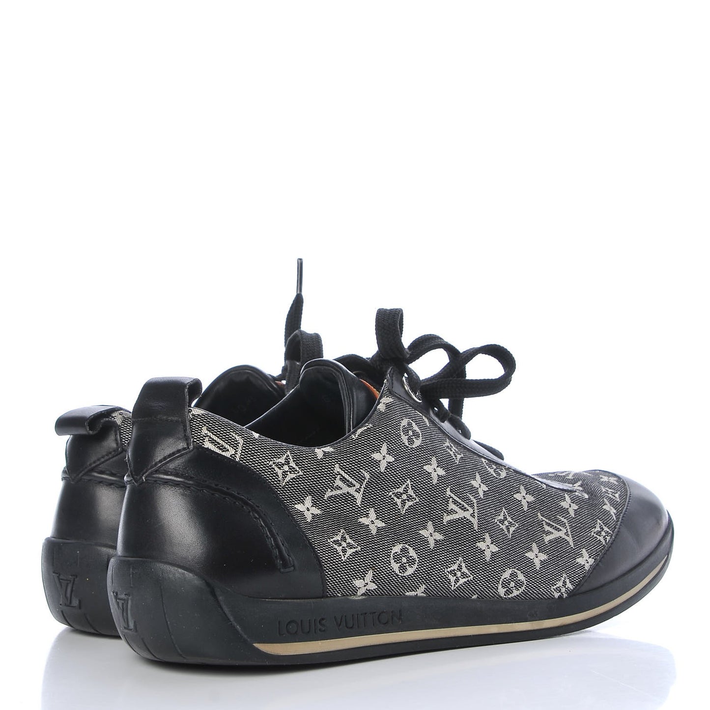 Mini Lin Monogram Sneakers 40 Black