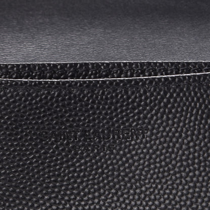 Saint Laurent Grain De Poudre Business Card Case Black 7 of 11