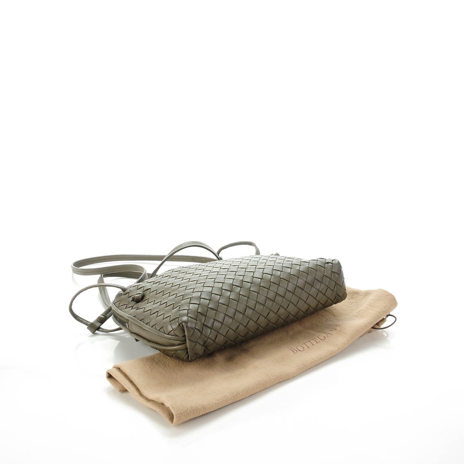 Bottega Veneta Nappa Intrecciato Crossbody Pillow Messenger Shadow 4 of 8