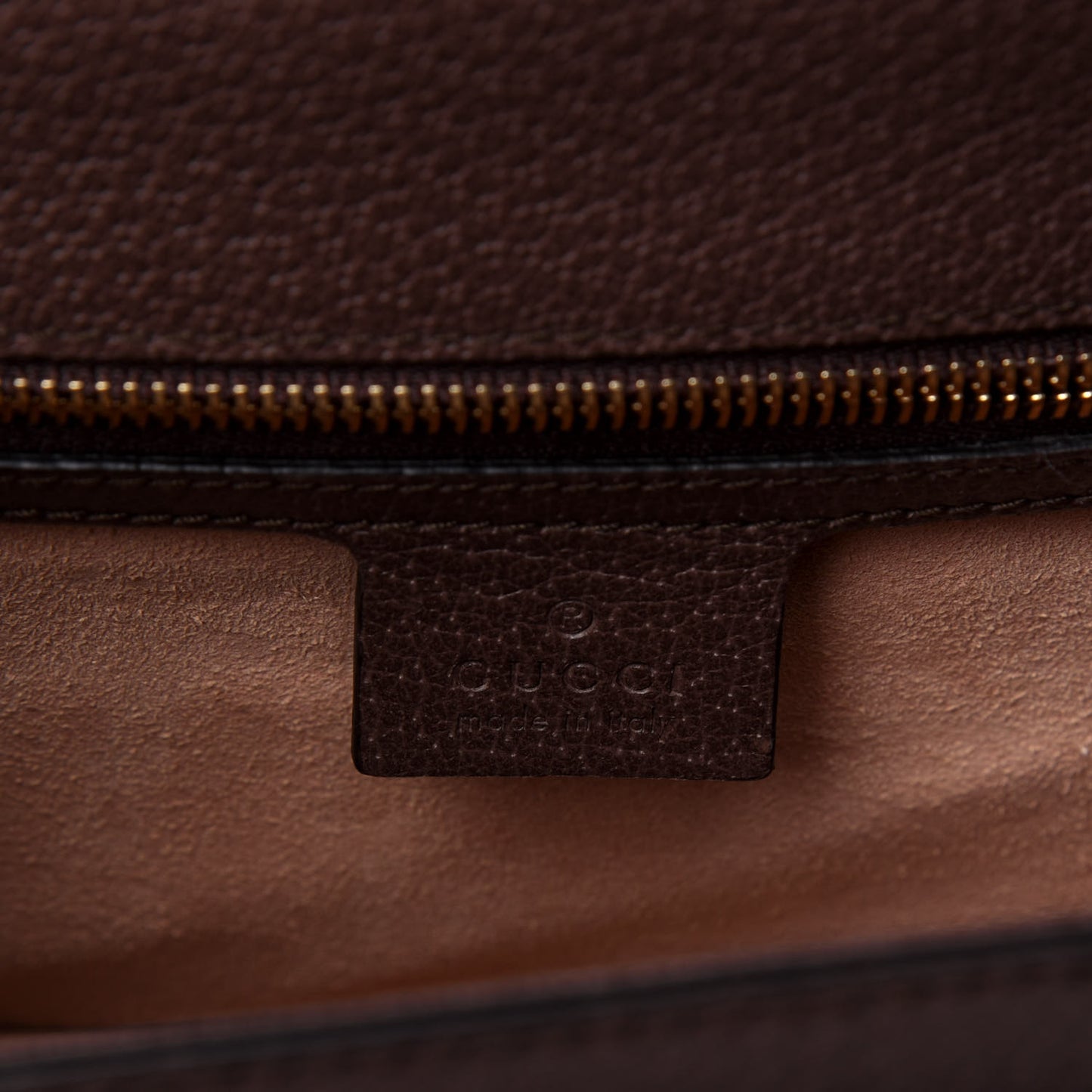 GG Supreme Monogram Web Small Ophidia Flap Messenger Bag Brown