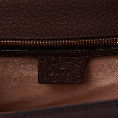 Gucci GG Supreme Monogram Web Small Ophidia Flap Messenger Bag Brown 6 of 15