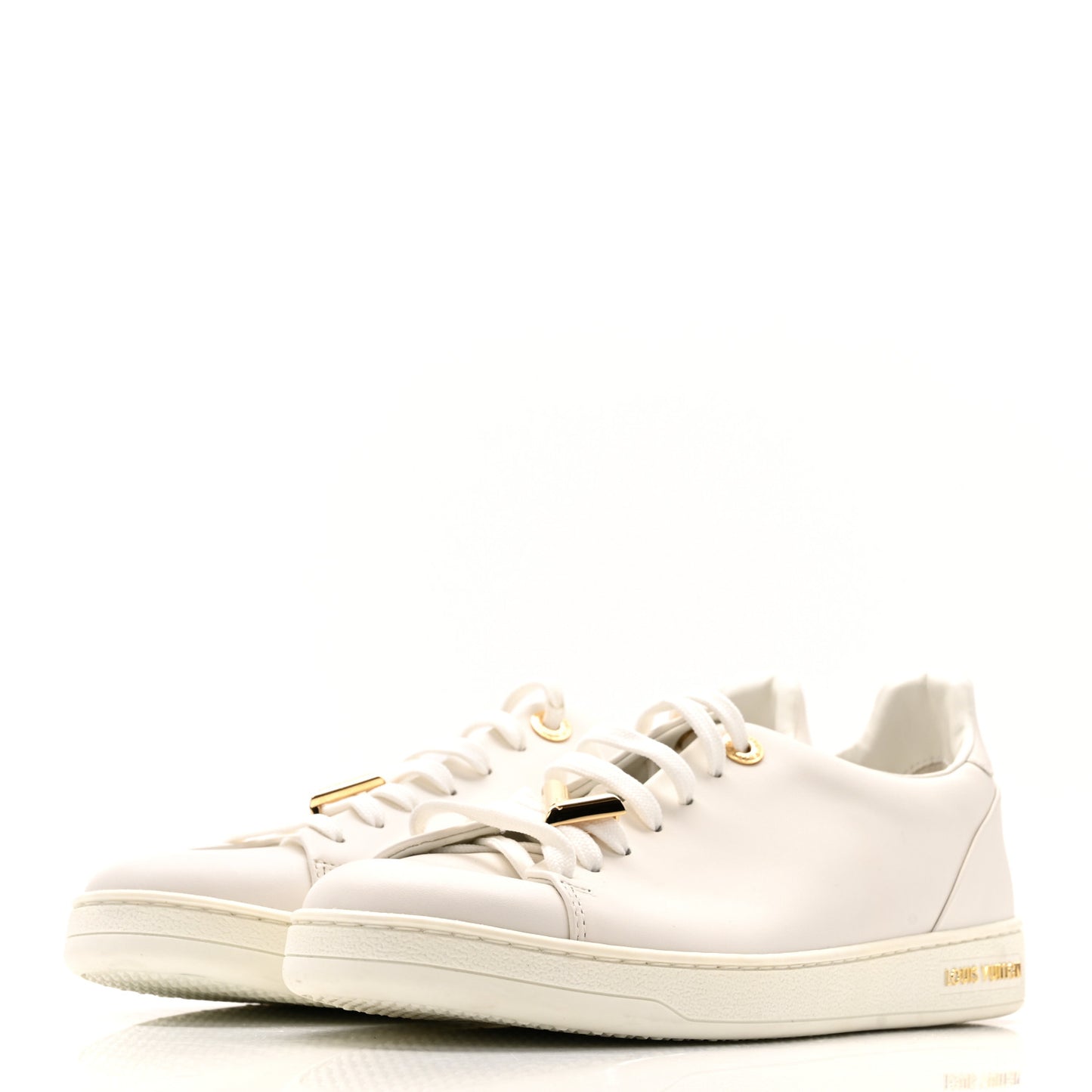 Calfskin Frontrow Sneakers 40 White