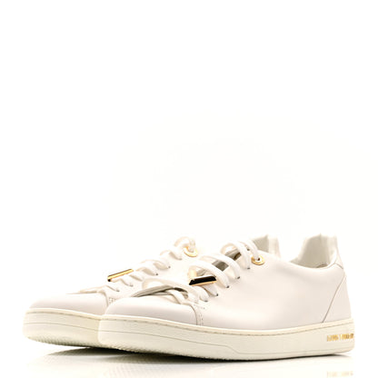 Louis Vuitton Calfskin Frontrow Sneakers 40 White 4 of 10