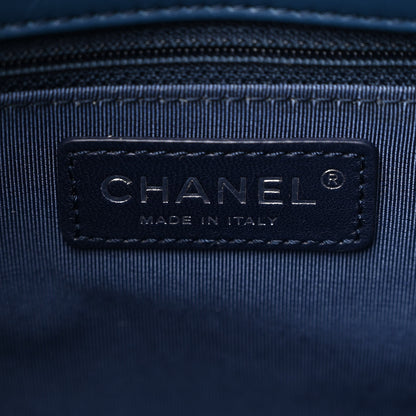 Chanel Lambskin Quilted Medium Urban Delight Tote Blue 6 of 12