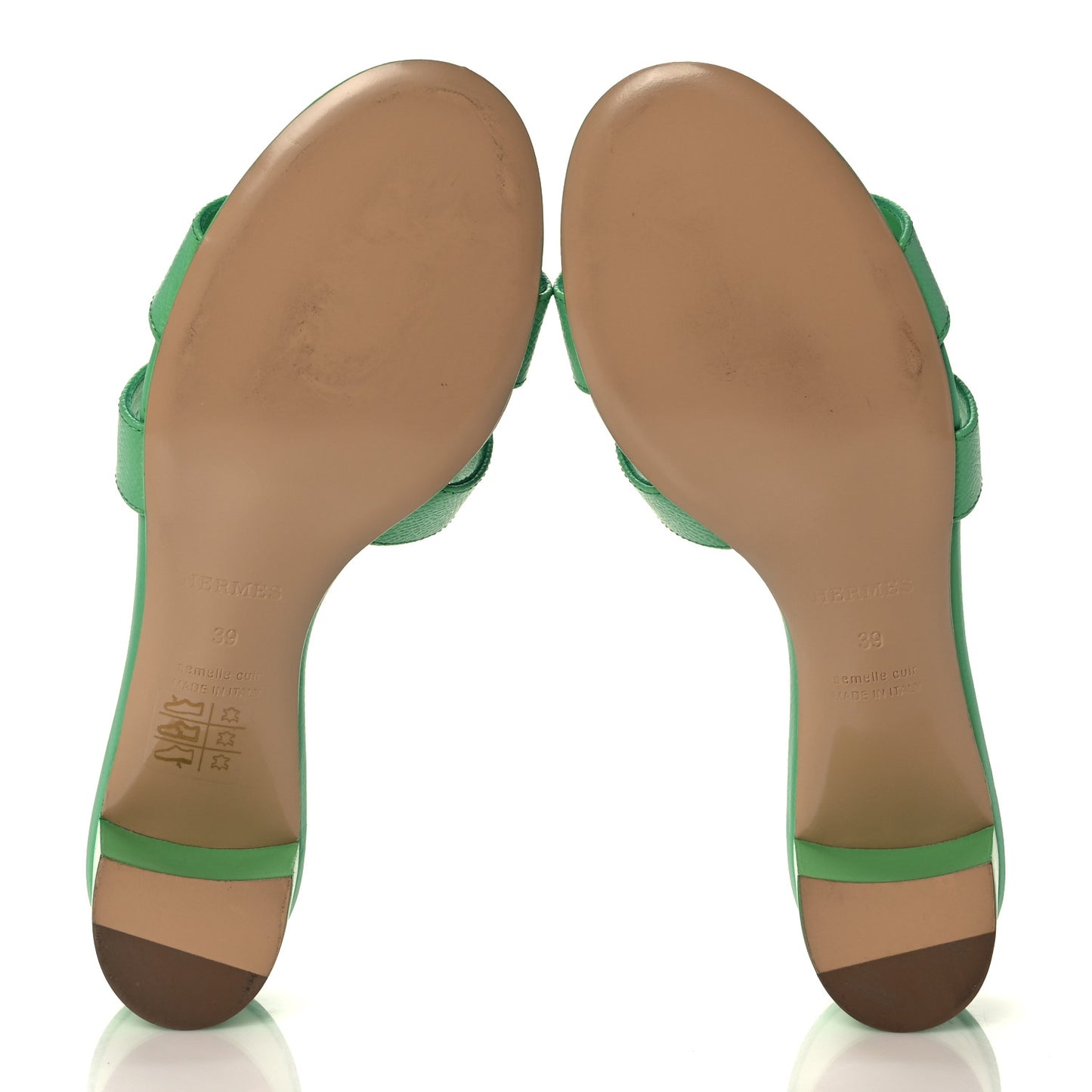 Epsom Oasis Sandals 39 Vert Pomme