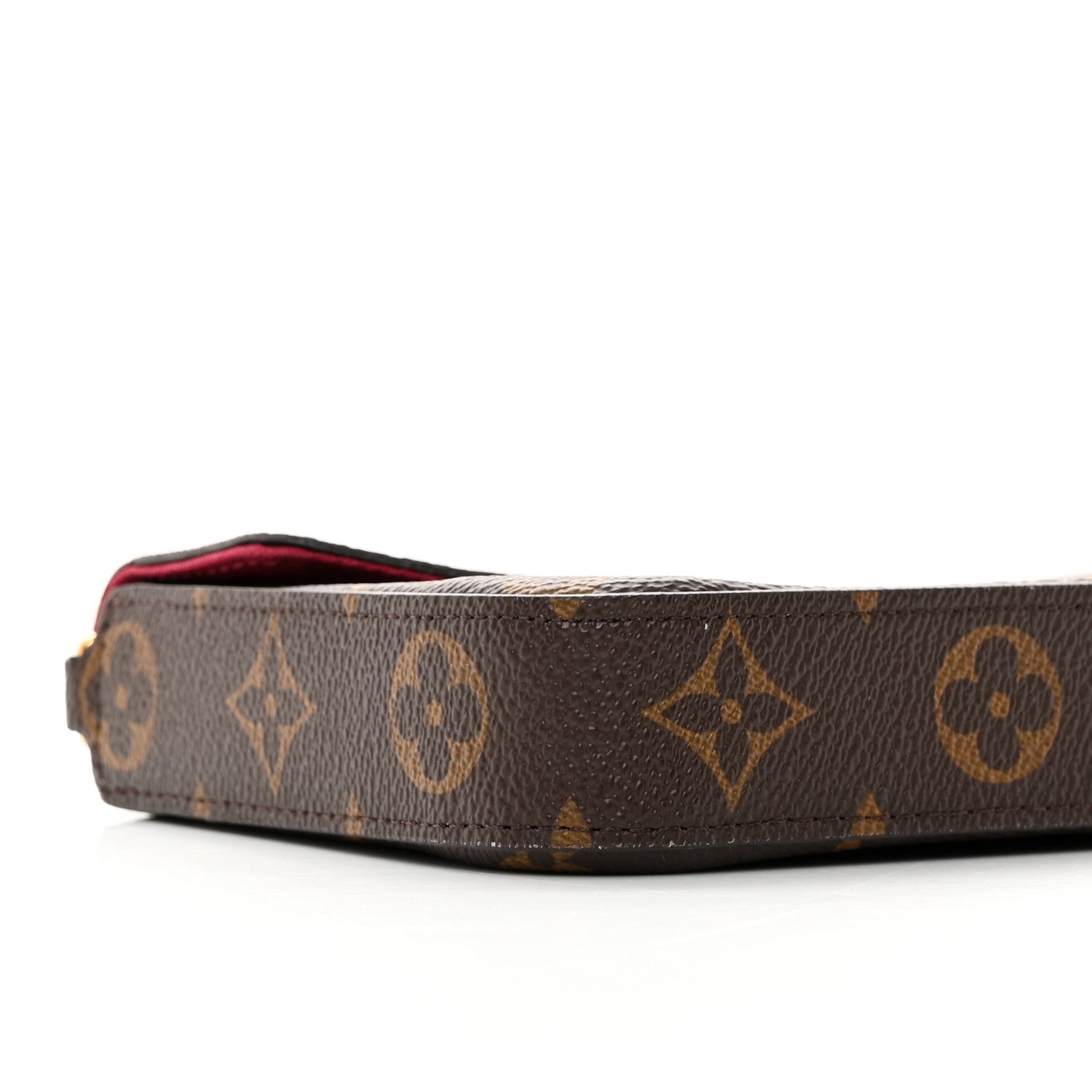 Louis Vuitton Monogram Pochette Felicie Chain Wallet Fuchsia 11 of 16