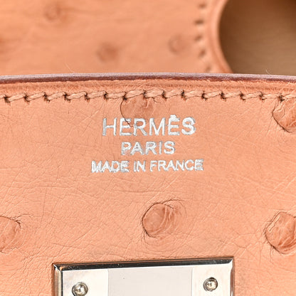 Hermes Ostrich Birkin 30 Sable 6 of 13