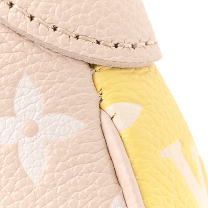 Louis Vuitton Empreinte Monogram Spring in the City Bagatelle NM Pink Beige Yellow 11 of 11