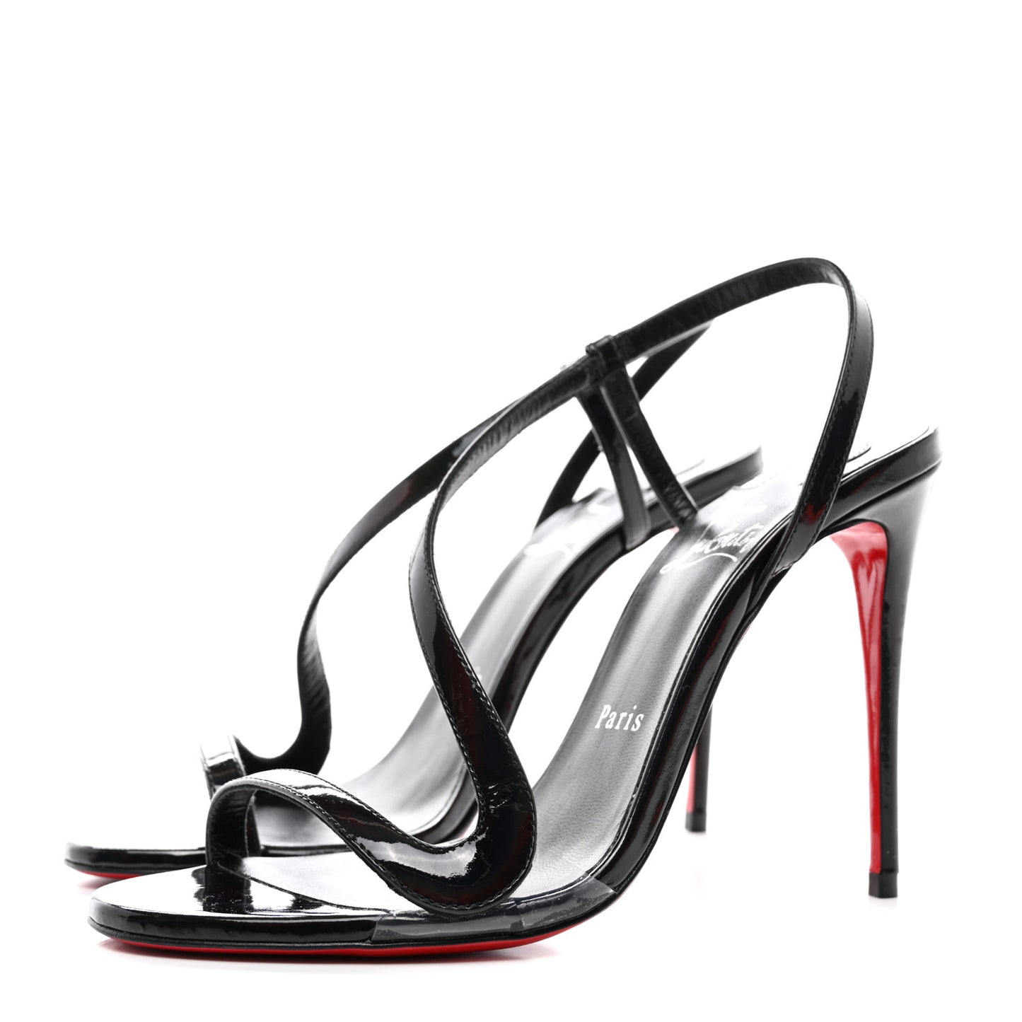 Patent Psychic Rosalie 100 Sandals 36 Black