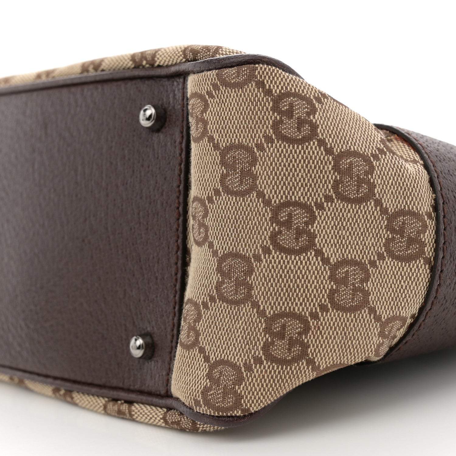 Gucci Monogram Shoulder Bag Dark Brown 10 of 10