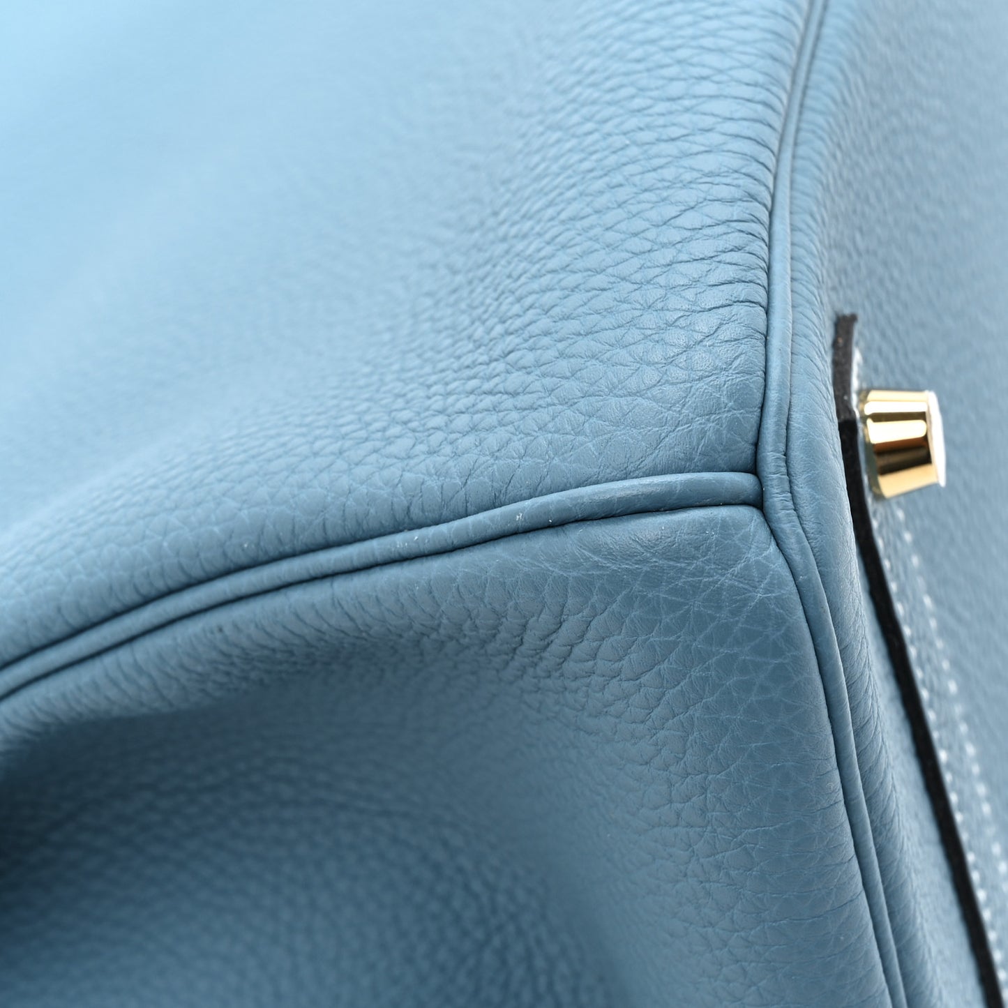 Togo Birkin 35 Blue Jean