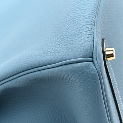 Hermes Togo Birkin 35 Blue Jean 14 of 15