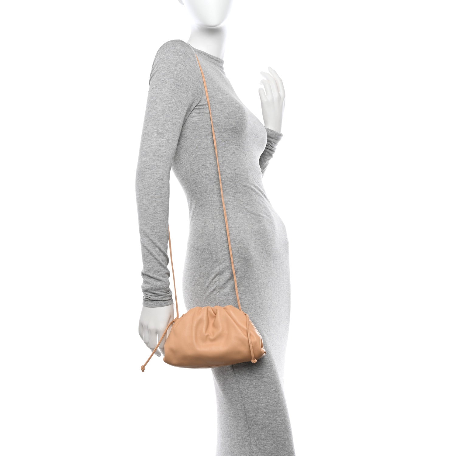 Bottega Veneta Butter Calfskin The Mini Pouch Almond 3 of 8