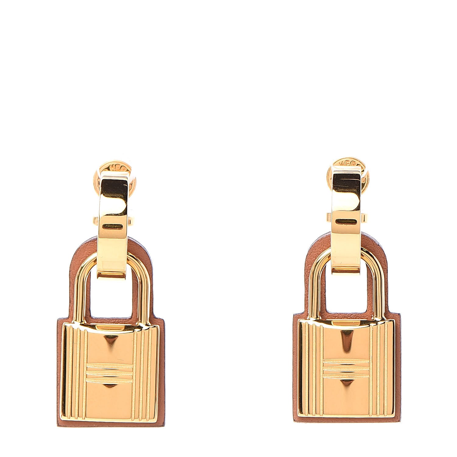 Hermes Swift O'Kelly Earrings Gold 1 of 6