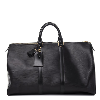 Louis Vuitton Epi Keepall 45 Black 1 of 11