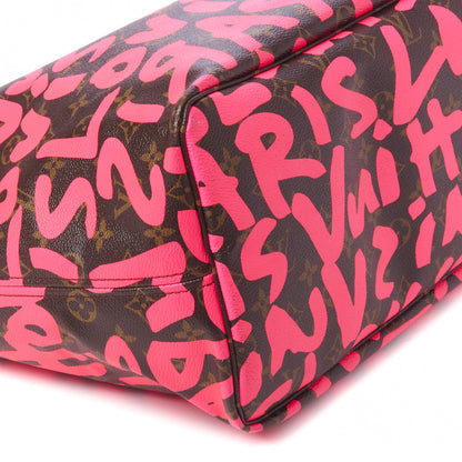 Louis Vuitton Monogram Graffiti Neverfull GM Fuchsia 5 of 8