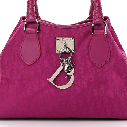 Christian Dior Nylon Monogram Small Lovely Tote Pink 8 of 14