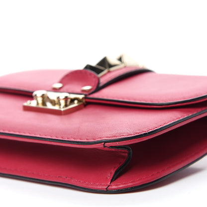 Valentino Garavani Vitello Small Glam Lock Rockstud Flap Cyclamin 8 of 13