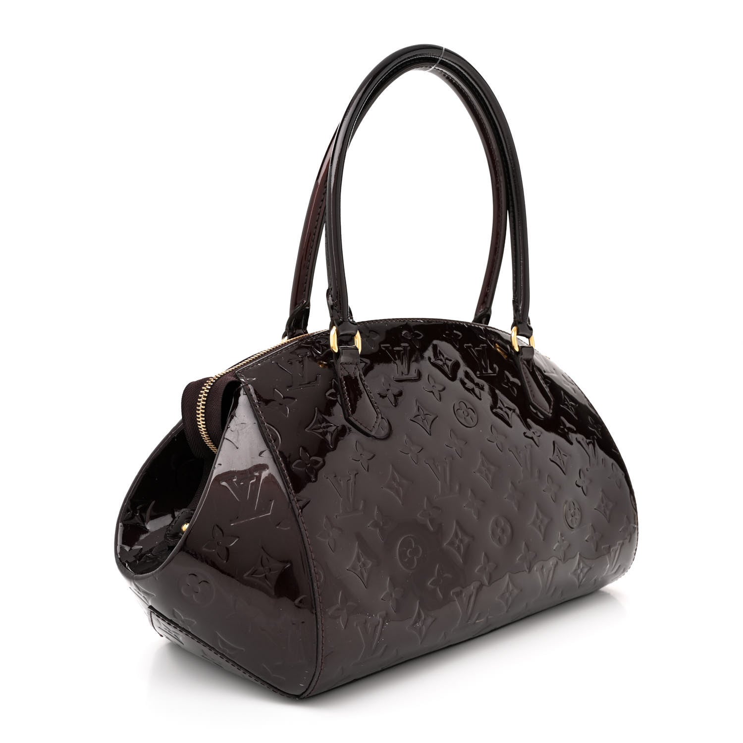 Louis Vuitton Vernis Sherwood GM Amarante 3 of 12