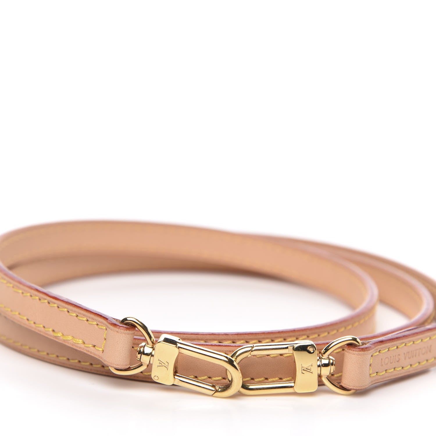 Louis Vuitton Vachetta 12mm Long Shoulder Strap VVN 3 of 4