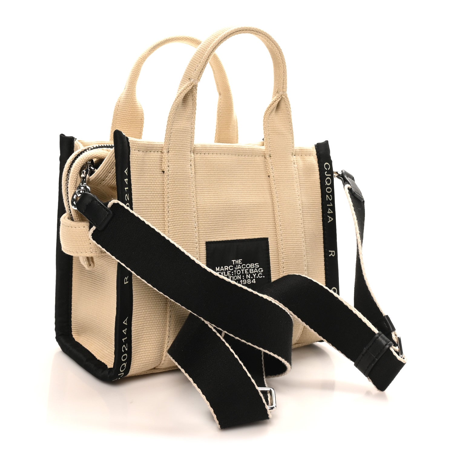 Marc Jacobs Jacquard Small The Traveler Tote Bag Warm Sand 1853124