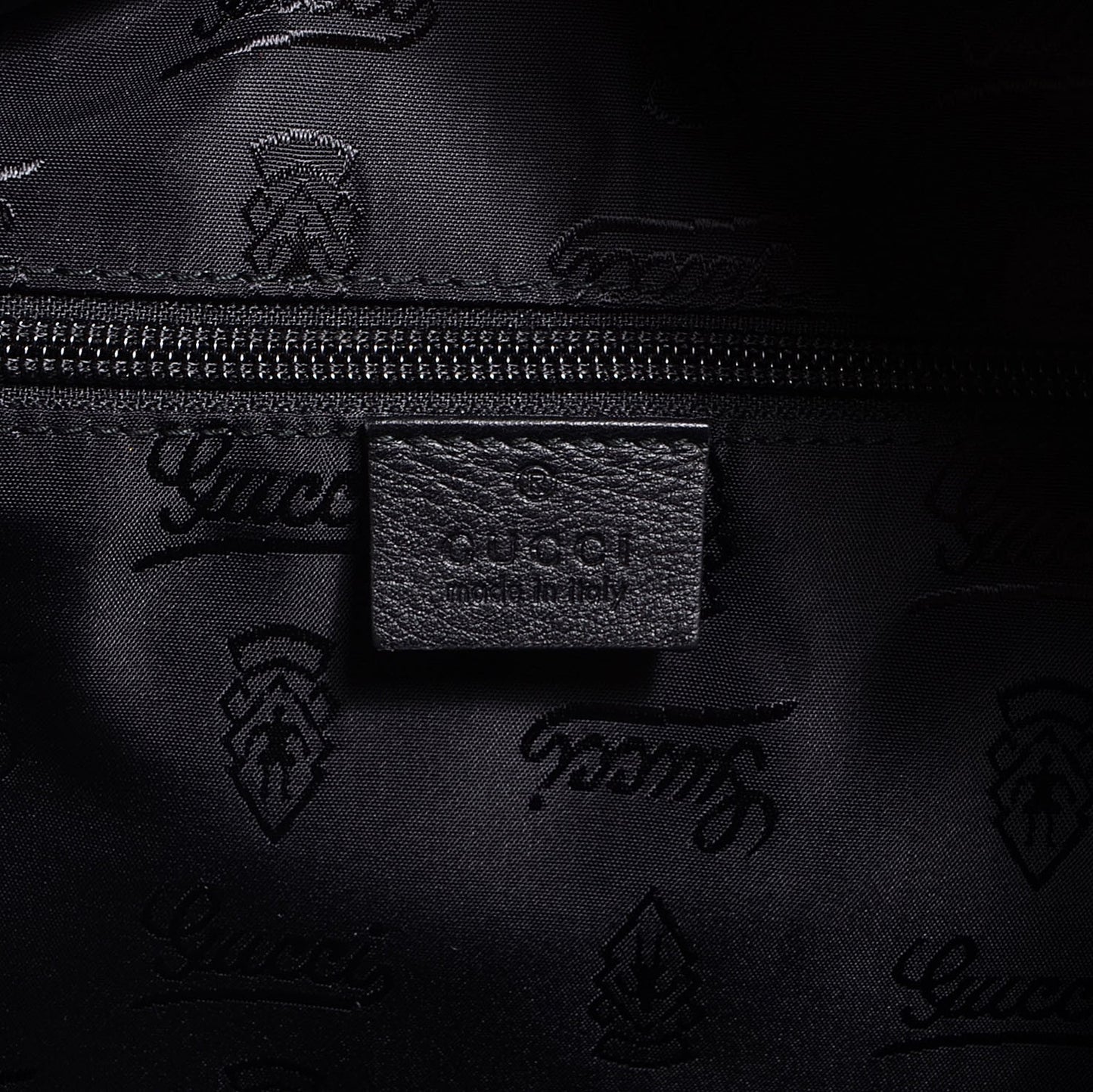 Guccissima Medium Classic Backpack Black