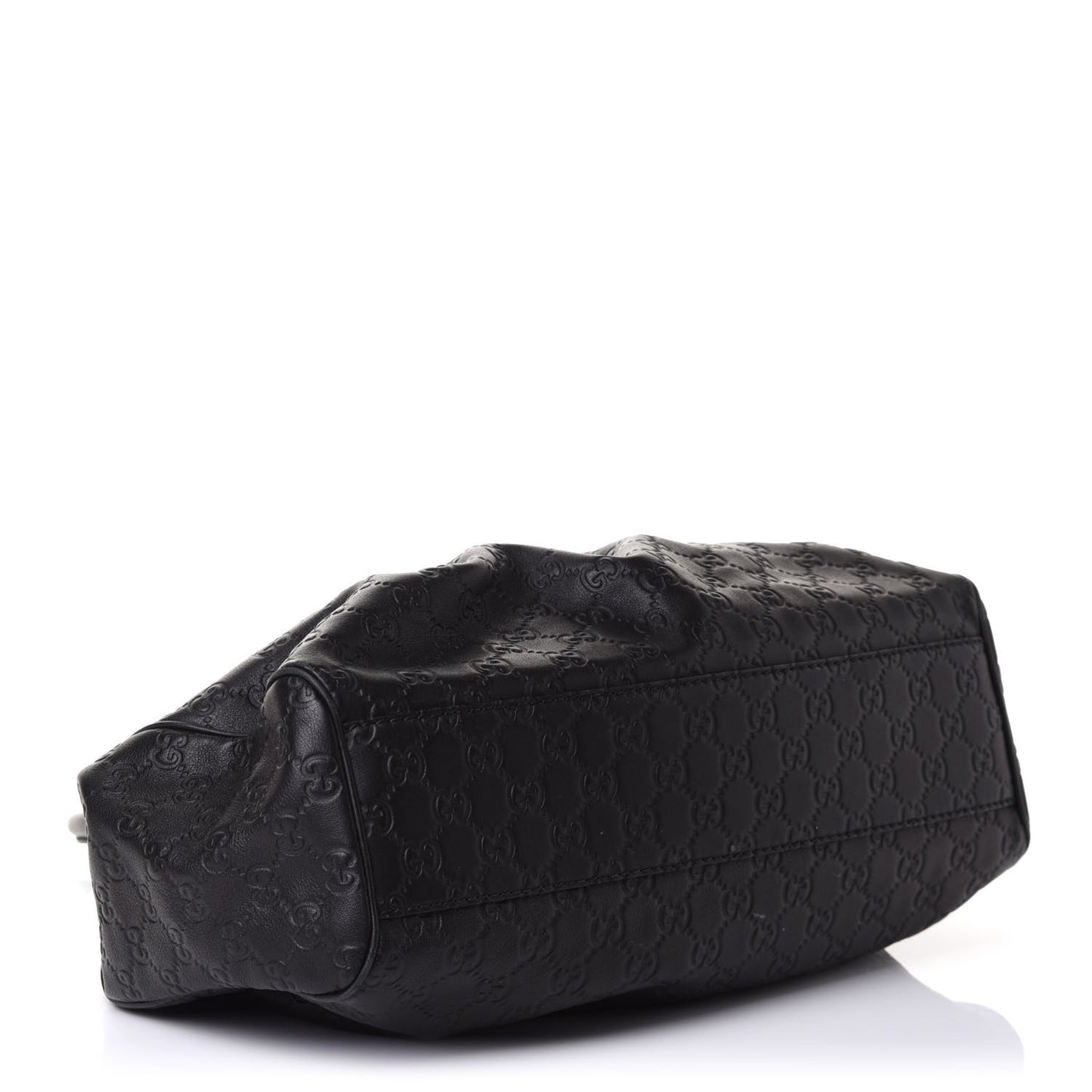 Guccissima Medium Sukey Tote Black