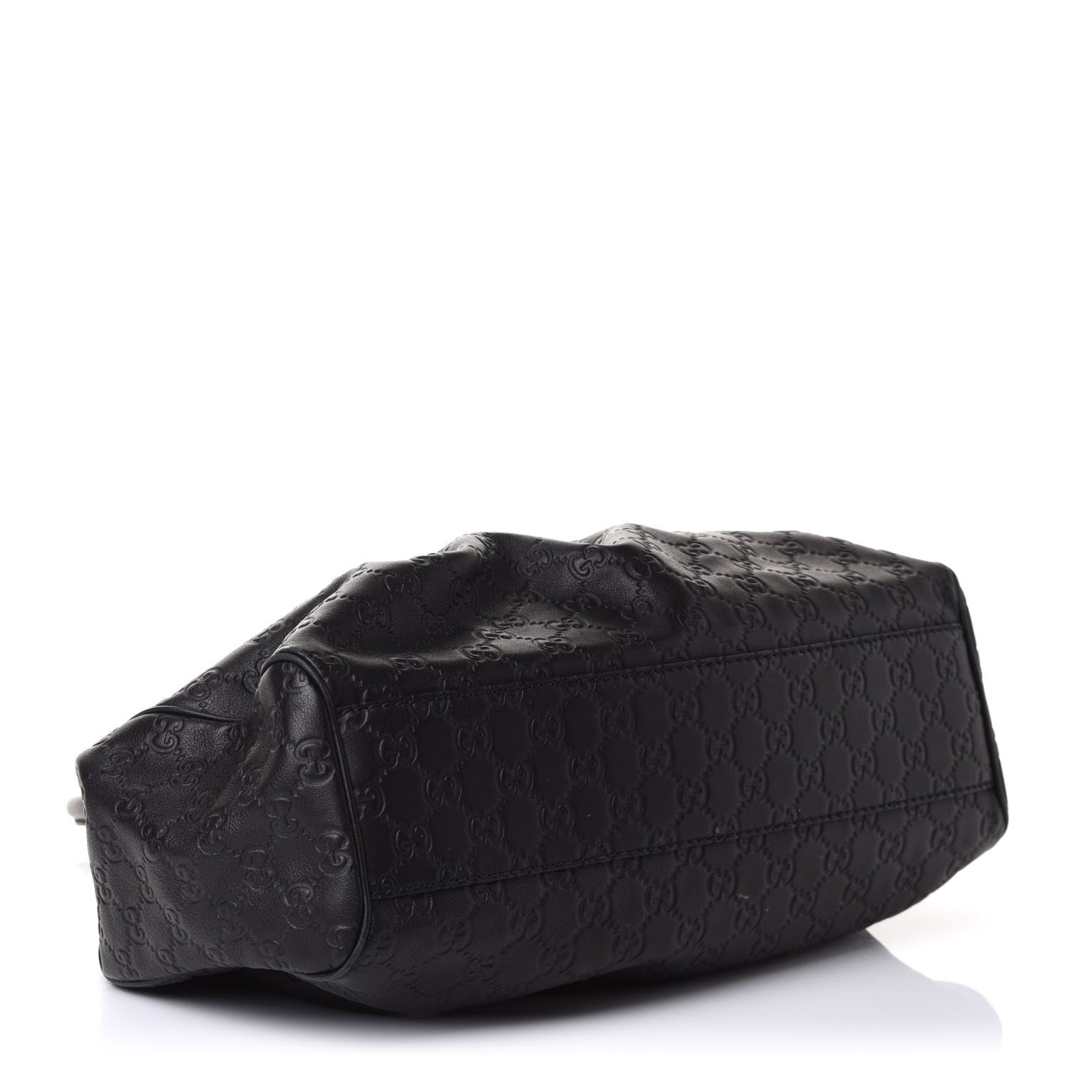 Gucci Guccissima Medium Sukey Tote Black 4 of 11