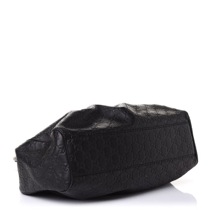 Gucci Guccissima Medium Sukey Tote Black 4 of 11